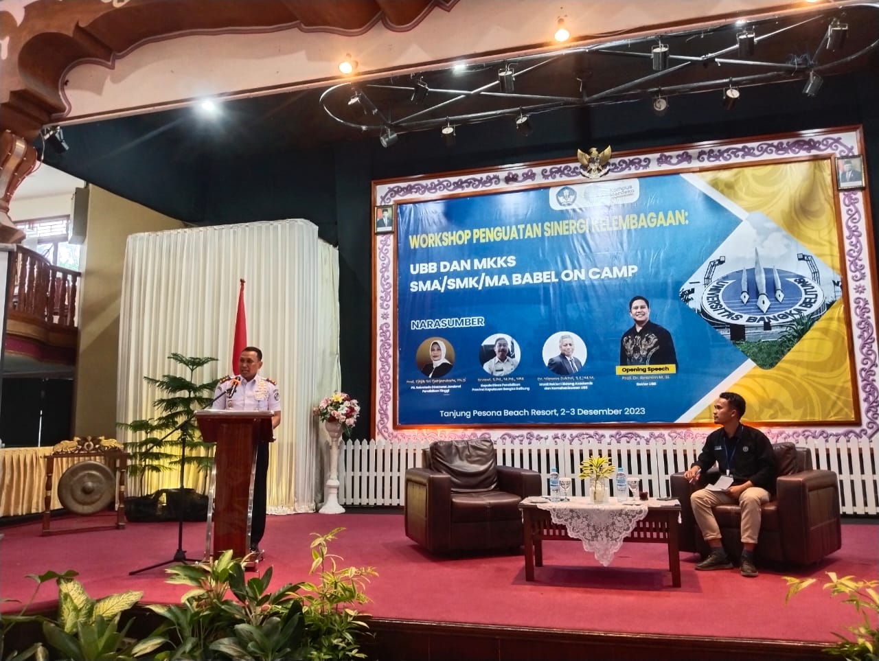 Perkuat Sinergitas, Kepala Stasiun Bakamla Bangka Belitung Jadi Narasumber Workshop